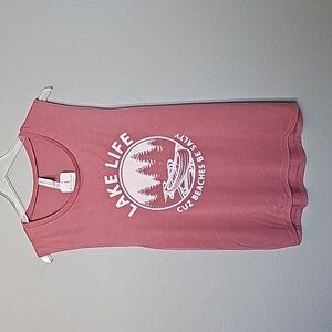 Spunky Pineapple NWT Lake life tank XL